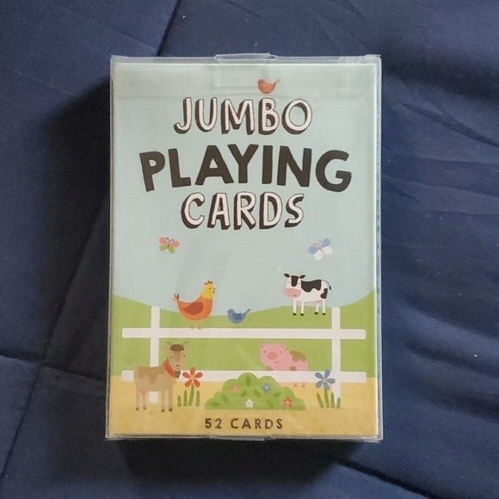 HaynesBesco TSC22350 Group Kids' Oversized Farm Playing Cards NWOT